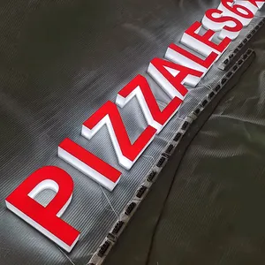 Extérieur Étanche Laser Gravé Led Bord Allumé Signalisation 3D Géant Réservé Illuminé En Plastique Acrylique Lettere Signe Pour Mur - Product Image 1