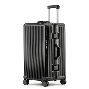 Khung nhôm dày hành lý công suất lớn kinh doanh lên máy bay mật khẩu Vali túi du lịch hành lý cứng dành cho phụ nữ - Product Image 1