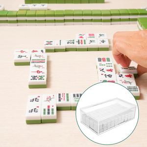 Boîte de rangement et de présentation multifonctionnelle transparente en acrylique pour <span class=keywords><strong>Mahjong</strong></span> américain Leti – Vente chaude transfrontalière - Product Image 2