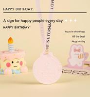 Boîte Cadeau Bougie Gâteau d'Anniversaire Dessin Animé Mignon Gardénia pour Souvenir d'Anniversaire Décoration Maison INS Faveur de Fête Présent Disponible