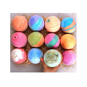 Vente en gros Marque privée Coloré Donut Cupcake Enfants Bombes de Bain Bio Fizzy 100mg Coffret Cadeau 12 <span class=keywords><strong>Bombe</strong></span> de Bain - Product Image 6