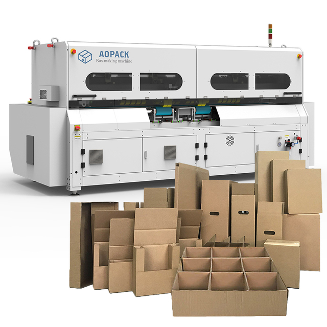 Aopack Fully Automatic Slitter Machine Corrugated Box Manufacturing Machine
