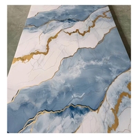 2024 a duré PVC marbre intérieur impression 3d panneau uv panneau mural uv pour le marché malaisien