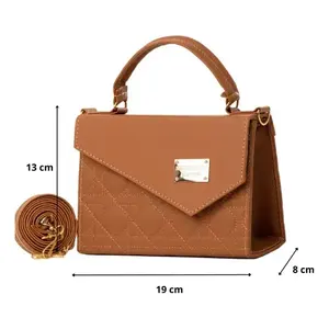 Bolso Bandolera Fana Fina Libya de Cuero Genuino, Talla XL, Moderno, para Mujer, con Cadena Cruzada y Patrón de Letras, para Todas las Temporadas - Product Image 4