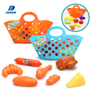 Jouets à provisions en plastique pour enfants Pretend Play Kitchen & Grocery Comprend Play Food & Basket-pour filles et garçons - Product Image 1