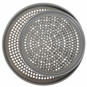 Bandeja <span class=keywords><strong>para</strong></span> pizza <span class=keywords><strong>de</strong></span> 10 pulgadas <span class=keywords><strong>de</strong></span> aluminio anodizado duro con agujeros Herramienta <span class=keywords><strong>para</strong></span> hornear más competitiva <span class=keywords><strong>para</strong></span> Cocina Casera Fácil <span class=keywords><strong>de</strong></span> usar <span class=keywords><strong>para</strong></span> panaderías - Product Image 3