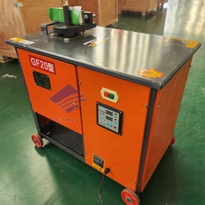 Dobladora automática de barras de refuerzo, controles de pie de alta resistencia de 32mm, dobladora eléctrica de acero inoxidable y acero al carbono GF36 - Product Image 5