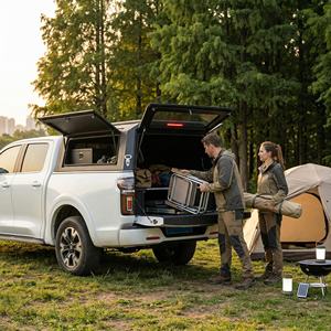 Couvre-caisse arrière Nissan <span class=keywords><strong>Navara</strong></span> <span class=keywords><strong>D40</strong></span> 2005-2014 Modèle Classique Manuel en Alliage d'Aluminium Étanche avec Verrouillage - Product Image 5