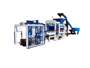 เครื่องทำบล็อกอัตโนมัติ QT4-15 พร้อมมอเตอร์และลูกปืนสำหรับบล็อกคอนกรีตแบบกลวง อิฐ และเครื่องทำอิฐ - Product Image 1