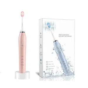 SINBOL High Efficiency Wireless Charge Ipx7 Waterproof Smart Sonic Electric Toothbrush Rechargeable Automatic Toothbrush