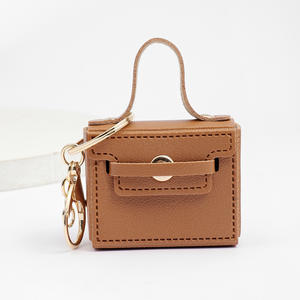 Ragazze Mini borsa di lusso borsa portachiavi ciondolo per auto portachiavi Designer portafoglio portamonete portamonete custodia generale per auricolari - Product Image 1