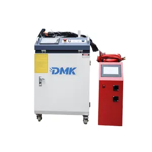 Máquina de soldadura láser de mano DMK, soldadores láser de fibra portátiles, soldadura, limpieza, corte 4 en 1
