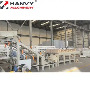 Hanvy nueva línea peladora de chapa totalmente automática de alta precisión para eucalipto