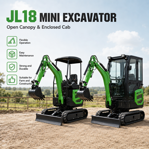 <span class=keywords><strong>Mini</strong></span>-excavatrice compacte sur chenilles OEM Custom JL18 Pro pour la <span class=keywords><strong>location</strong></span> et les travaux agricoles - Product Image 1