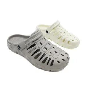 Hot sale OEM logo men's sport flat sandals shoes beach slippers clogs