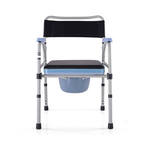 Chaise de toilette pliante réglable en hauteur sur 7 niveaux pour personnes âgées, équipement de sécurité pour la salle de bain - Product Image 1