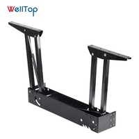 Mécanisme de table basse relevable WT01-01 avec charnières à ressort extensibles pour cuisine et usage scolaire en métal, fer et acier