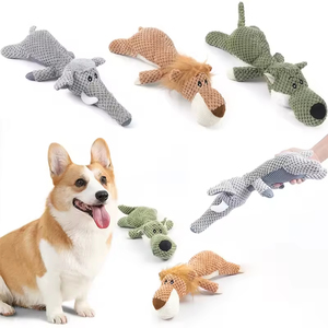 Juguete de Peluche para Perros con Sonido, Juguete Interactivo de Entrenamiento para Mascotas, León, Elefante, Lobo, Resistente a Mordidas - Product Image 4
