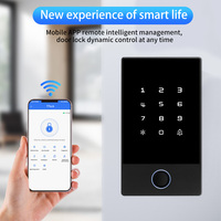 Nouveau métal étanche Smart TTLOCK WIFI télécommande clavier tactile lecteur de carte d'empreintes digitales contrôle d'accès