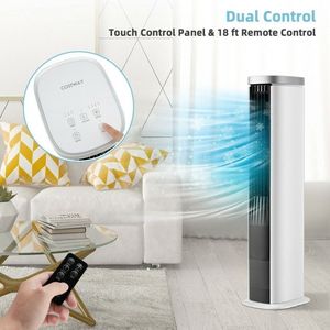 Portable Evaporative Air Cooler With Timer For On The Go Cooling White Plastic Freestanding USB Powered - Product Image 5