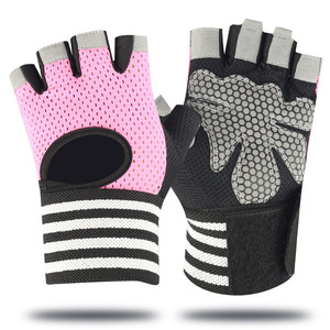 Best Sellers Non Slip Half <b>Finger</b> Polyester/Cotton Summer Bicycle Cycling Sports Gloves Custom Mountain <b>Bike</b> Gloves for Men - Product Image 1