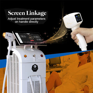 Máquina de depilación láser de diodo de titanio, máquina de depilación láser de diodo de platino xl 810nm, 755 + 808 + 1064, KM, 3 longitudes de onda, precio de venta - Product Image 3