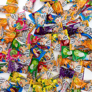 Superviga bán buôn tùy chỉnh cầu vồng bóng hình dạng siêu chua Kẹo cứng - Product Image 4