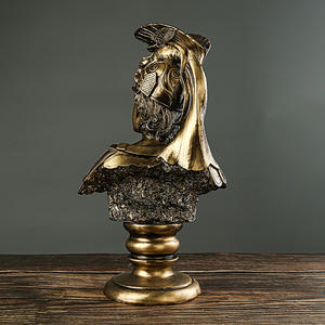 Statue de la déesse Athéna en résine, style rétro européen, ornement artistique créatif pour la maison, le restaurant, le bar, décoration d'inspiration grecque antique, cadeau - Product Image 3