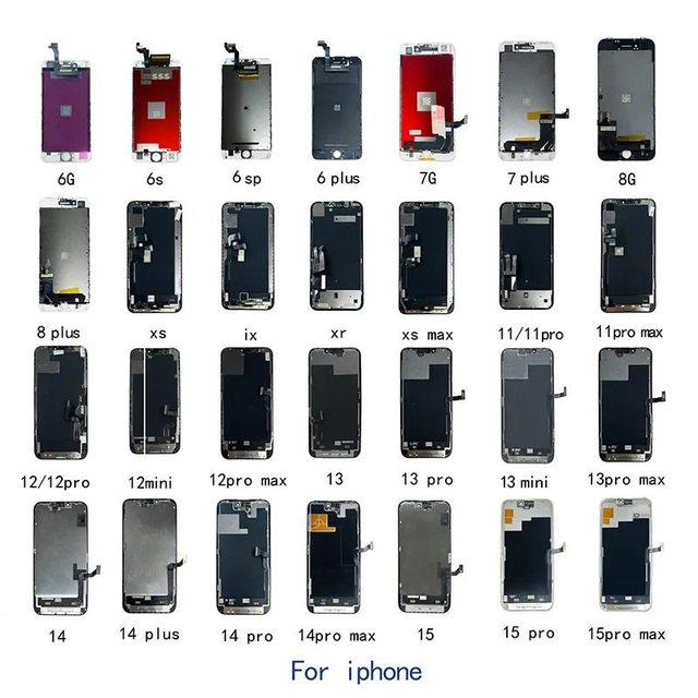 Wholesaler JK Screen Replacement Lcd Display for iphone 15 Pro Max Spare Parts Touch Mobile Phone Lcds