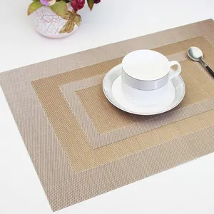 Tapetes de mesa de luxo Starunk em PVC para mesa de jantar, tapetes de mesa de luxo laváveis e resistentes ao calor