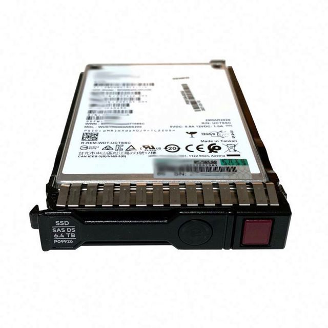 P09096-B21 P04539-B21 P26362-B21 New in Stock 6.4TB SAS MU 12G SFF SC DS SSD for Gen 9 Gen 10