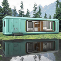 Fournisseur direct d'usine Maison mobile de style villa de luxe - Mini-maison mobile entièrement meublée avec cuisine et salle de bain
