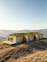 Maison préfabriquée mobile prête à l'emploi, bâtiment modulaire isolé et portable pour l'hébergement des travailleurs sur site