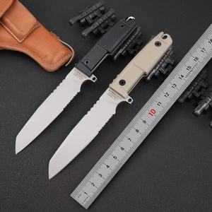 มีดพกพาคุณภาพสูง ER ด้ามจับยาง ใบมีดสแตนเลส สำหรับตั้งแคมป์และกิจกรรมกลางแจ้ง ปรับแต่งได้ตามต้องการ รับผลิตแบบ OEM - Product Image 6