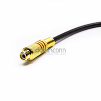 Cable de Conexión Automotriz HSD de 4 Pines Hembra con Código E a RCA Hembra para Pantalla Multimedia de Vehículos