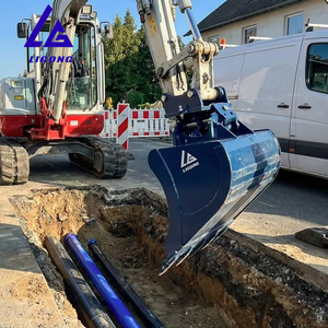 <span class=keywords><strong>Godet</strong></span> hydraulique inclinable pour mini-excavatrice de 1 à 5 tonnes, idéal pour le nivellement, le creusement de fossés et la finition des pentes en Europe - Product Image 3