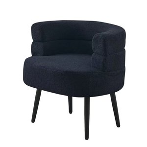 モダン快適な生地北欧ベルベットレジャーアームチェア軽量高級リビングルーム家具ソファチェア - Product Image 3