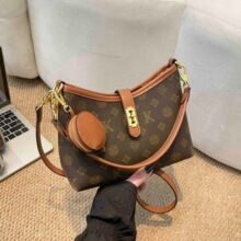 Nouveau <span class=keywords><strong>sac</strong></span> fourre-tout portable en PU <span class=keywords><strong>blanc</strong></span> multicolore à imprimé vintage avec fermeture éclair pour <span class=keywords><strong>femme</strong></span>, <span class=keywords><strong>sac</strong></span> à bandoulière grande capacité tendance - Product Image 3