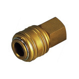 Dingyi German Style Internal <b>Thread</b> Quick Coupling 1/4 In Brass Pneumatic <b>Tool</b> Connector - Product Image 5