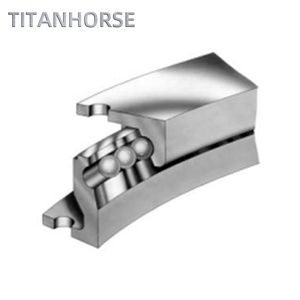 Medio de precisión de una sola fila de cuatro puntos de contacto bola rodamiento de giro para Yaw rodamiento - Product Image 2