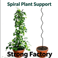 Tuteur en spirale pour tomates de 1,8 m en gros, support métallique pour plantes grimpantes, treillis de jardin, tige de culture pour semis et légumes en serre