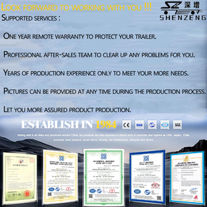 Grande capacità 5T singolo-e due-asse serbatoio di acqua rimorchio universale per il paesaggio per uso del camion - Product Image 6