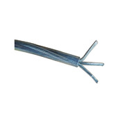 Kabel Tembaga Berisolasi Transparan Berlapis Timah PVC CE RoHS Overhead Stranded 2x0.75mm 2 Inti IP54 300V/500V -30~+80