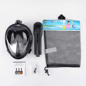 Máscara de Snorkel Completa Asy con Snorkel de Punta Seca para Niños y Adultos, Set de Equipo de Buceo - Product Image 1