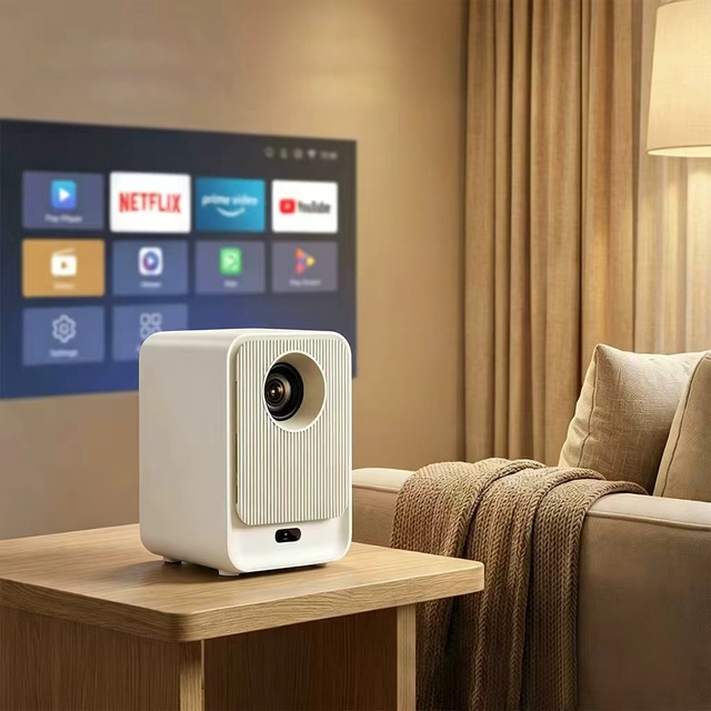Hot Sale MINI Portable Projector T6PLUS 230 ANSI Lumens Video Home Cinema Projector Wireless WIFI Android 12 HIFI STEREO.