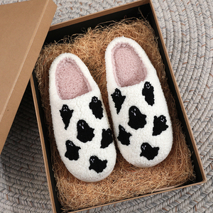 Modèles <span class=keywords><strong>de</strong></span> vacances personnalisés maison pantoufles animaux hiver chaud moelleux pantoufles en peluche maison pantoufles <span class=keywords><strong>pour</strong></span> femmes hommes - Product Image 1