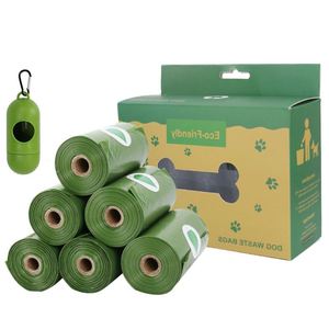 Sacs poubelles/sacs à déchets/sacs pour poubelles en plastique noir personnalisés pour animaux de compagnie, sacs à déjections canines biodégradables personnalisés en vente - Product Image 4
