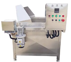 Global High Efficiency automatic frying equipment fried chicken machine for potato chips and fried Chicken with good quality