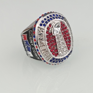 Nuovo Design anelli da calcio bandiera americana anello campionato personalizzato piccola lega per squadra diversa - Product Image 4