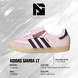 Adidas Wmns Samba Long Tongue 'Pink Black' Zapatos de Skate Modernos para Hombre y Mujer, Estilo Casual para Caminar, Zapatillas Deportivas para Mujer - Product Image 6